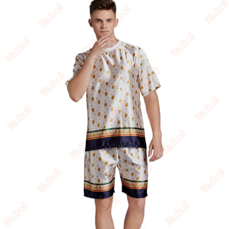 mens pajama short sets simple natural